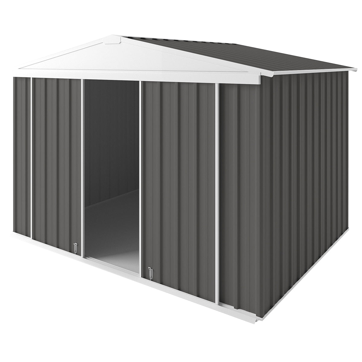 EasyShed Gable Slider 3 x 2.25M Slate Grey - SuperSaverAU - view 1