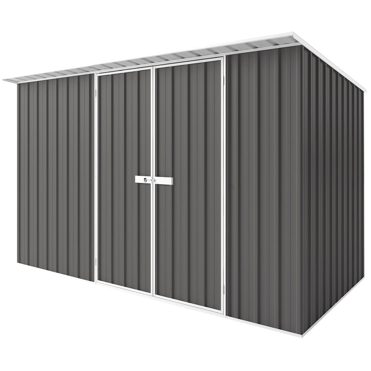 EasyShed Skillion Roof 3.75 x 1.9M Slate Grey - SuperSaverAU - view 1