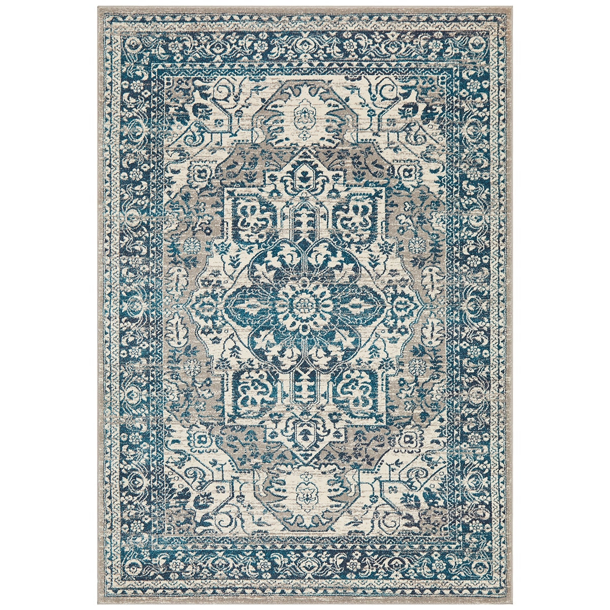 Rug Culture Babylon 207 Blue Indoor Rug 330 x 240cm - SuperSaverAU - view 1