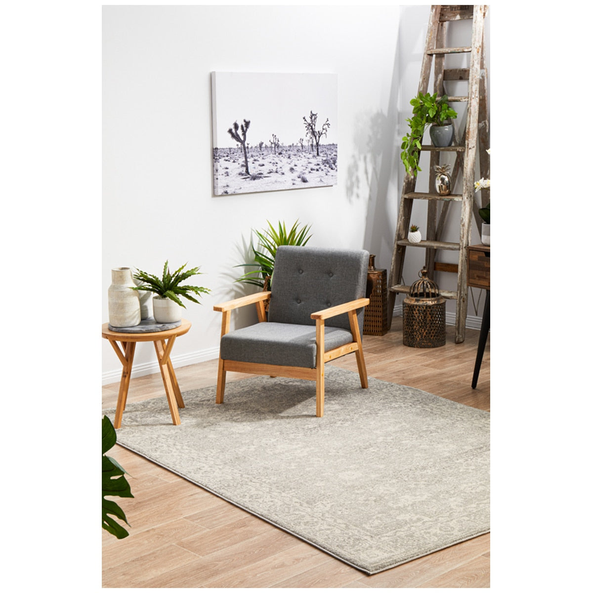 Rug Culture Evoke 252 Silver Indoor Rug 330 x 240cm - SuperSaverAU - view 5