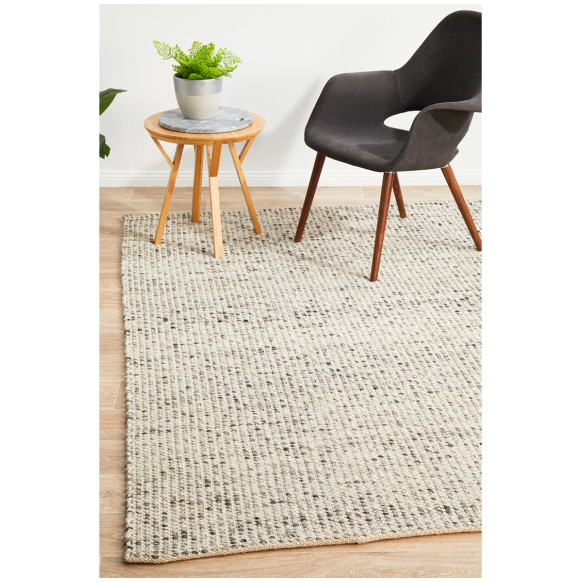 Rug Culture Skandi 300 Grey Indoor Rug 225 x 155cm - SuperSaverAU - view 5