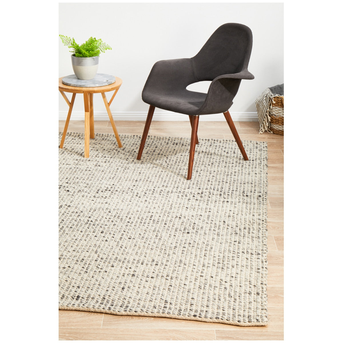 Rug Culture Skandi 300 Grey Indoor Rug 225 x 155cm - SuperSaverAU - view 4