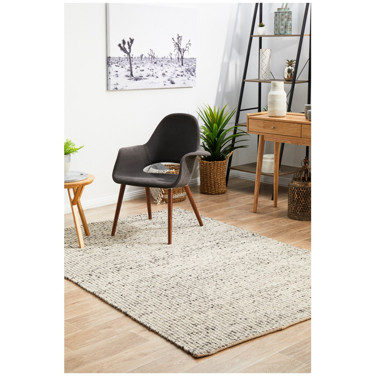 Rug Culture Skandi 300 Grey Indoor Rug 225 x 155cm - SuperSaverAU - view 7