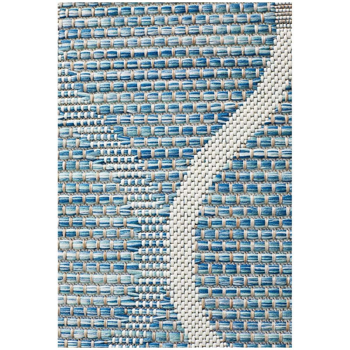 Rug Culture Terrace 5501 Indoor/Outdoor Rug 230 x 160cm Blue 456 - SuperSaverAU - view 5
