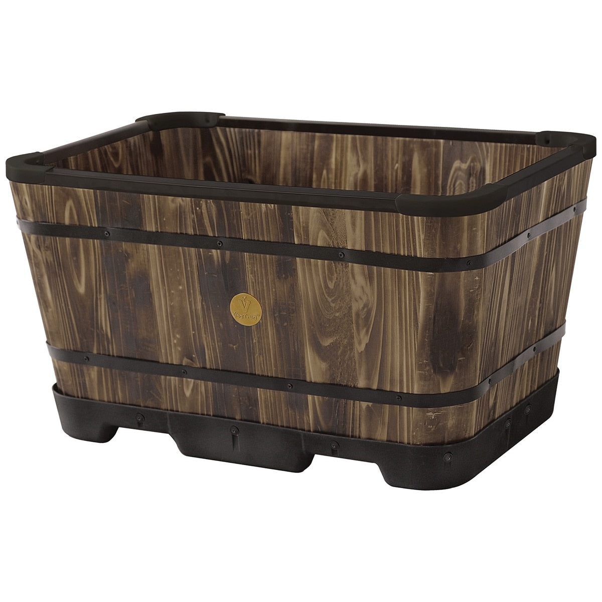 Takasho VegTrug 60cm Wooden Trough Planter 4 Pack - SuperSaverAU - view 2