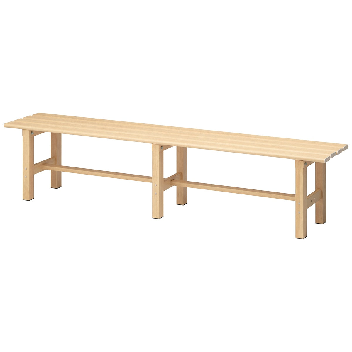 Takasho Outdoor Garden Bench Seat – Cream Finish - SuperSaverAU - view 1