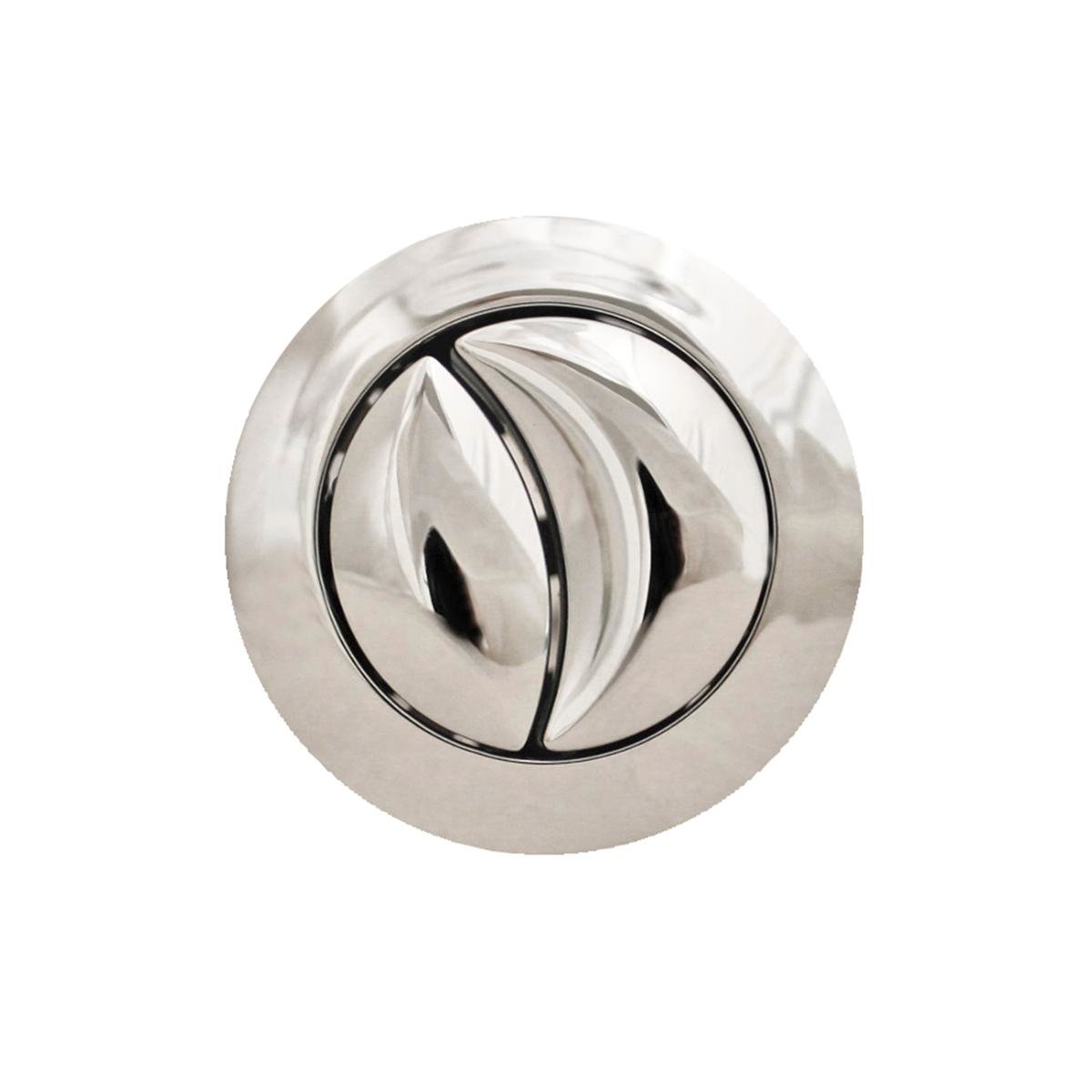 Fluidmaster Dual Flush Button - 38mm - Plastic - Chrome Finish - SuperSaverAU - view 1