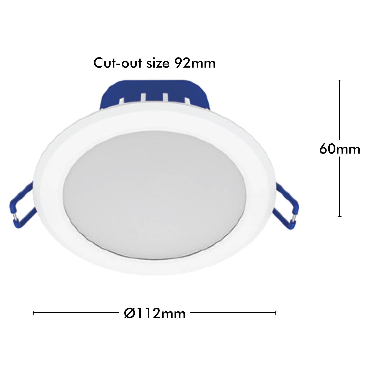DETA 10W 950lm Grid Connect RGB+CCT Smart LED Downlight 240V White 4 Pack DET912P4HA