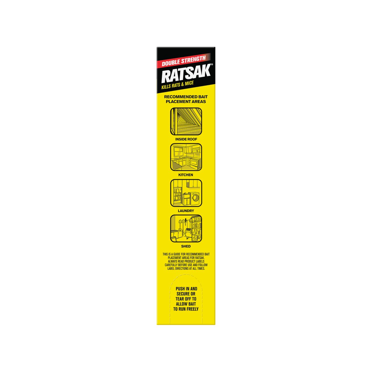 RATSAK Double Strength Bait Station 350g - Indoor Rats & Mice