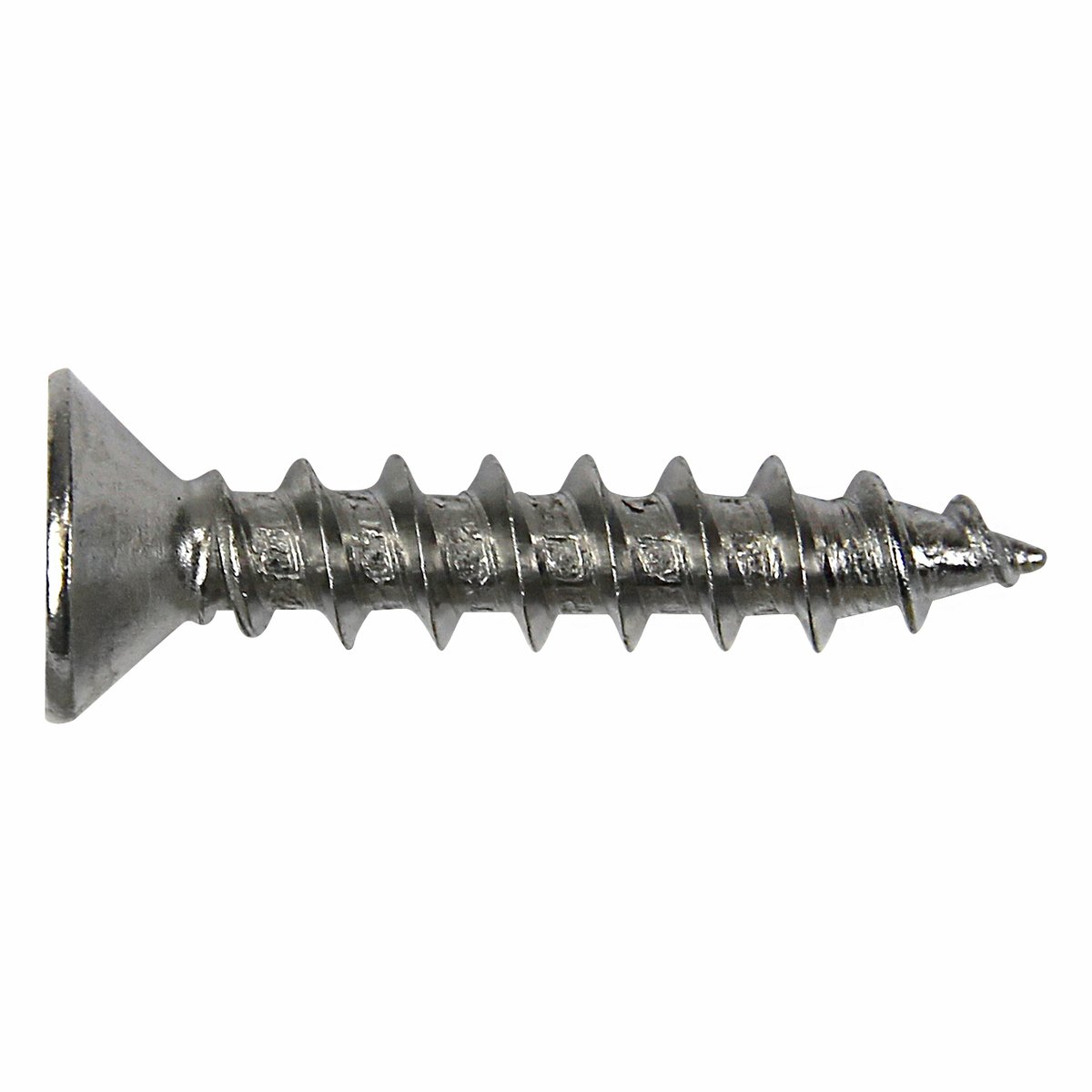 Otter 10 x 25mm Satin Chrome Hinge Screws Countersunk - 16 Pack