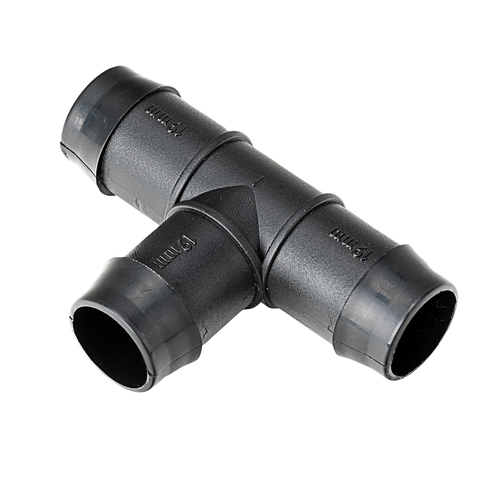 K Rain 19mm Barbed Tee - 10 Pack - UV Stabilised - Black - SuperSaverAU - view 1