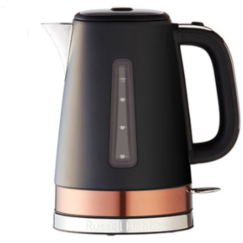 Russell Hobbs Brooklyn Kettle 1.7L - Copper and Matte Black, Quiet Boil, Perfect Pour Spout - RHK92COP