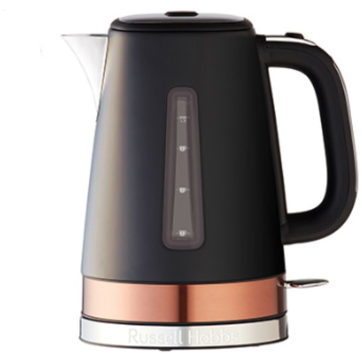Russell Hobbs Brooklyn Kettle 1.7L - Copper and Matte Black, Quiet Boil, Perfect Pour Spout - RHK92COP