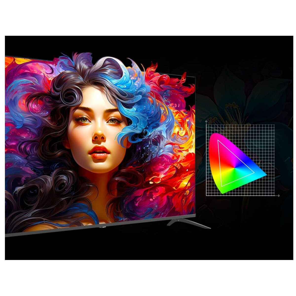 CHiQ 75 Inch 4K QD Mini LED TV - 144Hz Refresh Rate, Dolby Vision IQ, Google TV - 75M810N
