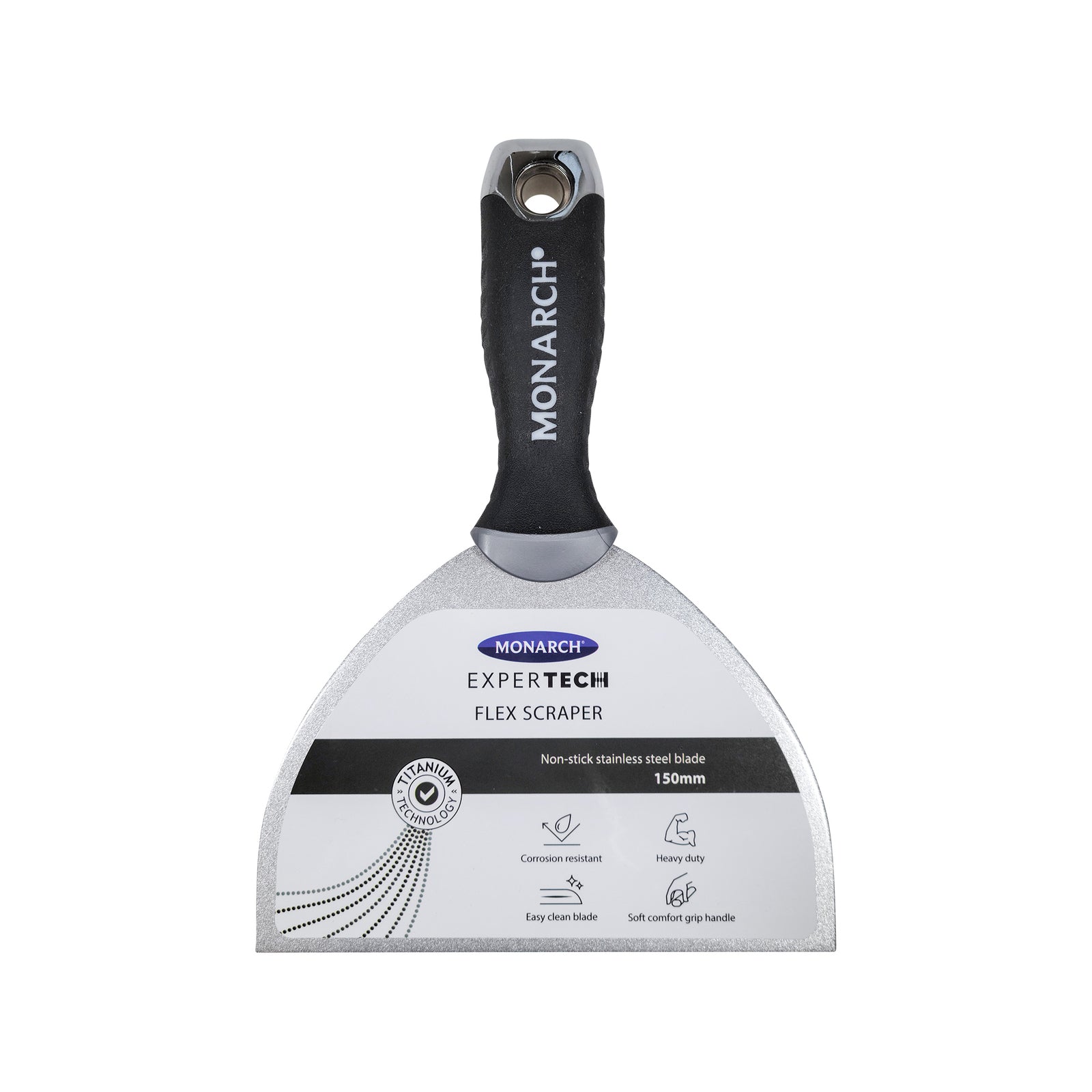 Monarch Expertech 150mm Stainless Steel Flex Scraper