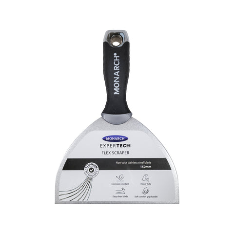 Monarch Expertech 150mm Stainless Steel Flex Scraper
