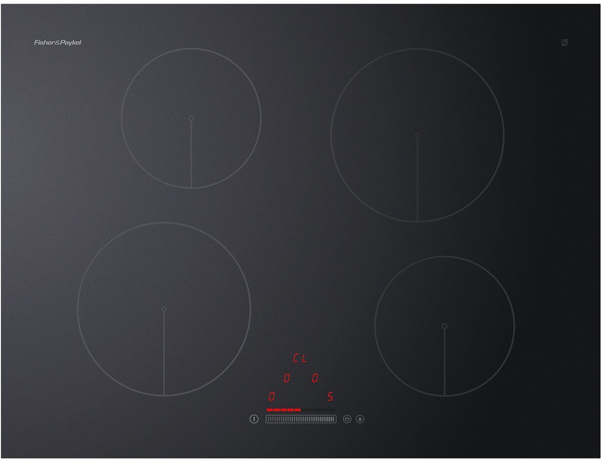 Fisher & Paykel Series 5 70cm induction cooktop - 4 zones, Touch and Slide, PowerBoost - CI704CTB1