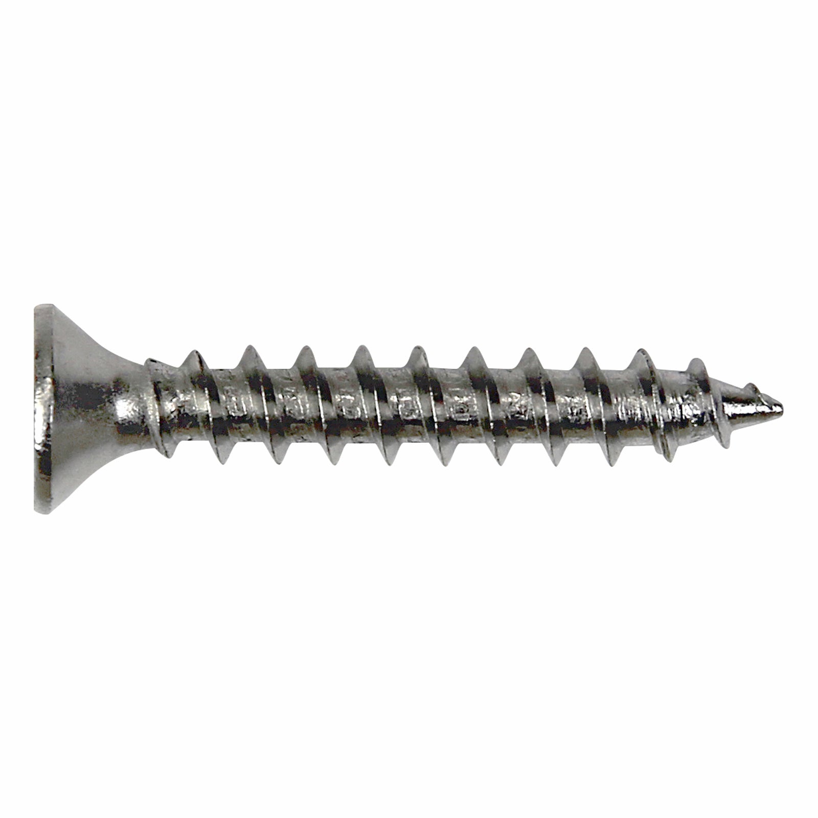 Otter 7 x 20mm Satin Chrome Hinge Screws Countersunk - 16 Pack