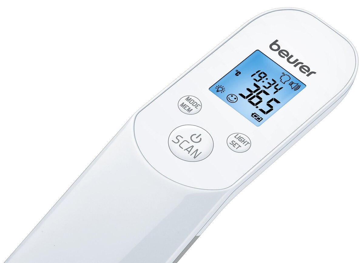 Beurer Multi Functional Non-Contact Infrared Thermometer - Body, Ambient and Surface Readings - FT85