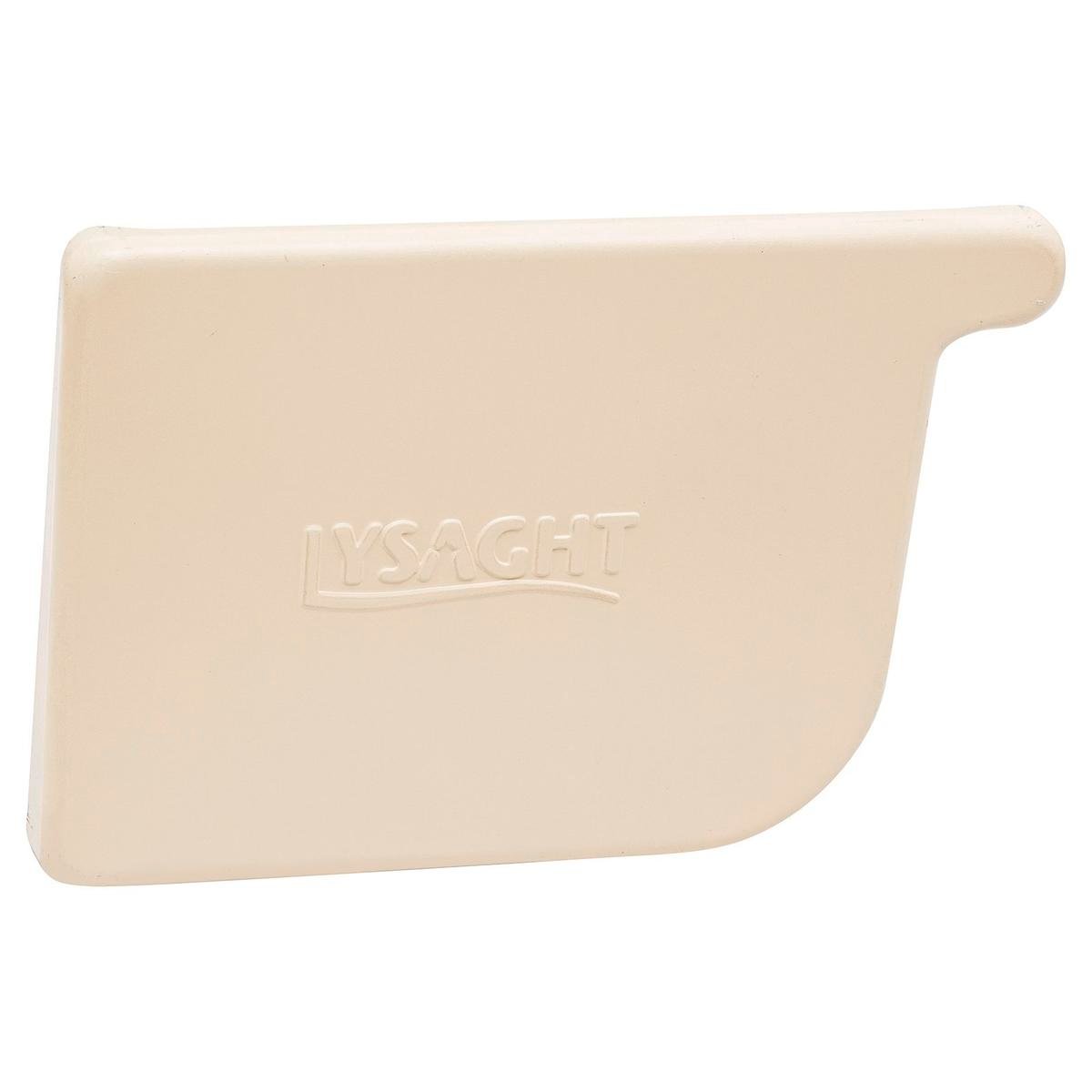 Colorbond 115mm LH Quad Gutter Stop End - Classic Cream - Steel - Easy Install - SuperSaverAU - view 1