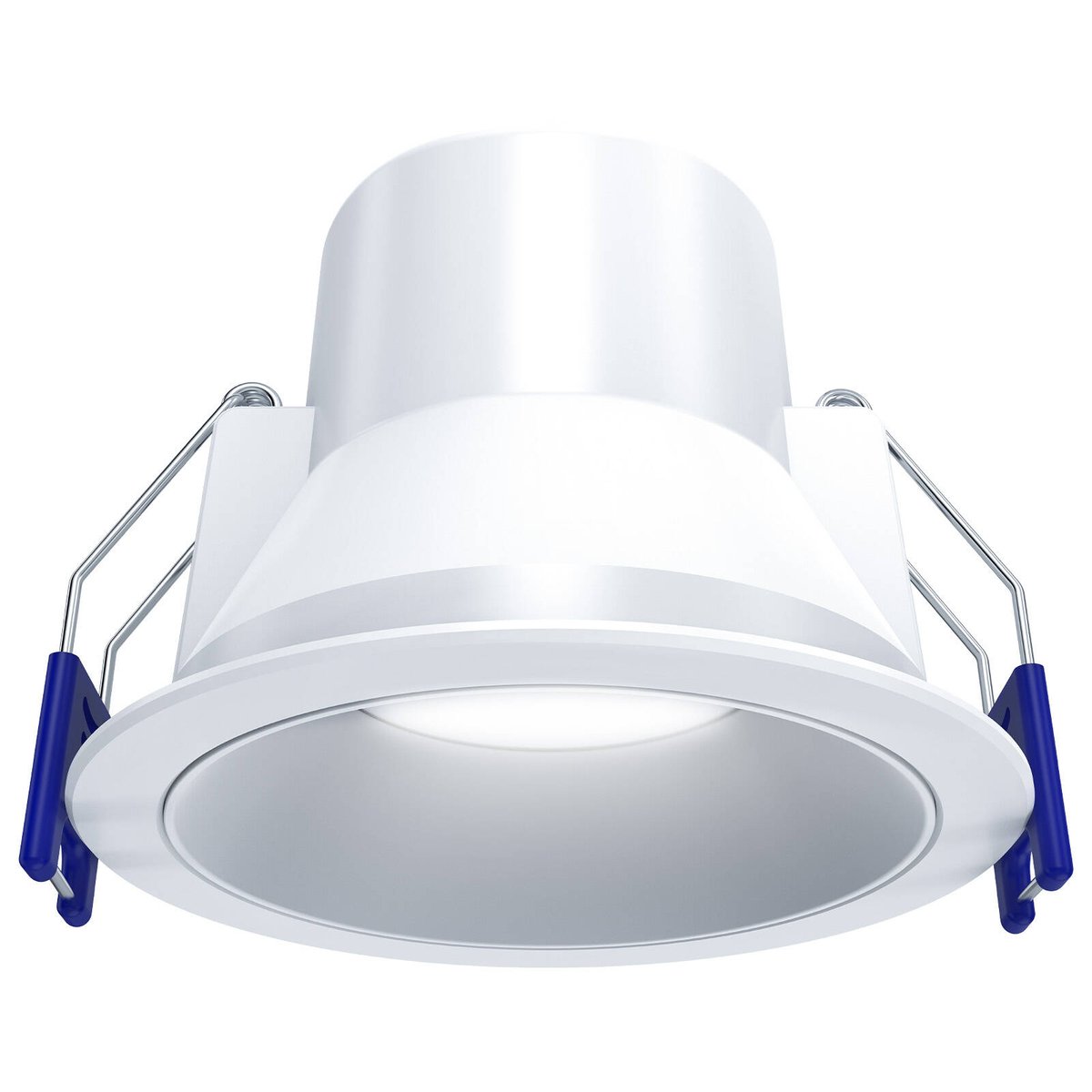 DETA 6W White IP44 Tri-Colour Dimmable Anti-Glare LED Downlight 240V Hardwired DET700W