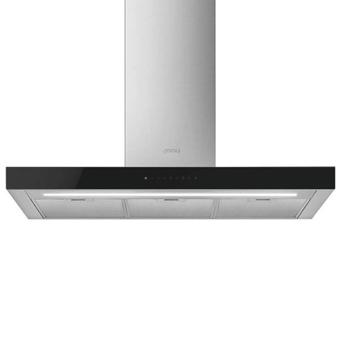 Smeg Universale Canopy Rangehood - Stainless Steel, 705m³/h, Autovent 2.0, Touch Controls - KBT9L4VN