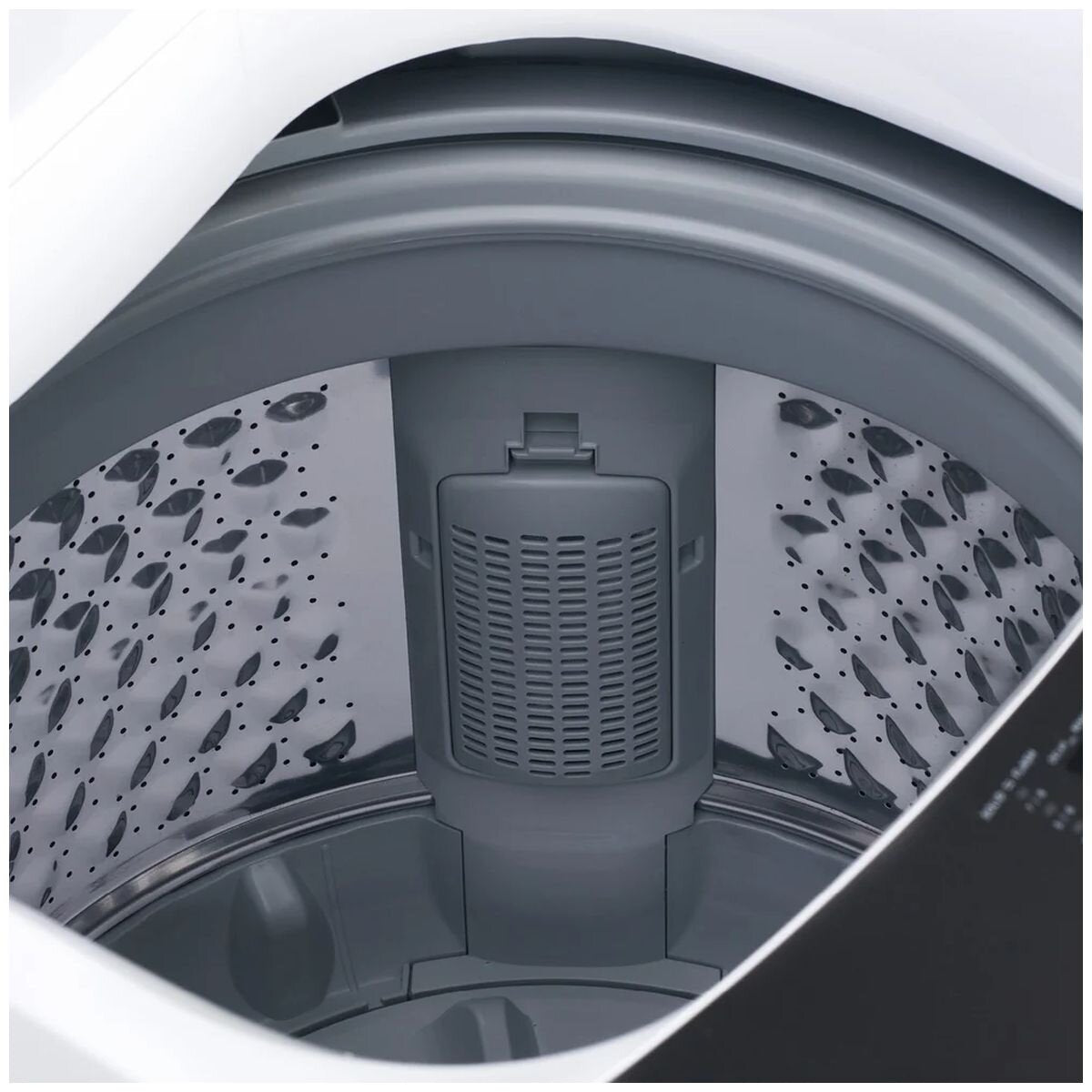 Mykin 9kg Top Load Washing Machine - White, Turbo Clean, Fuzzy Logic, Soft-Close Glass Lid - MTLW90B
