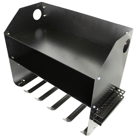 StorEase Wall Storage System Power Tool Caddy, Black Powder Coated, Indoor