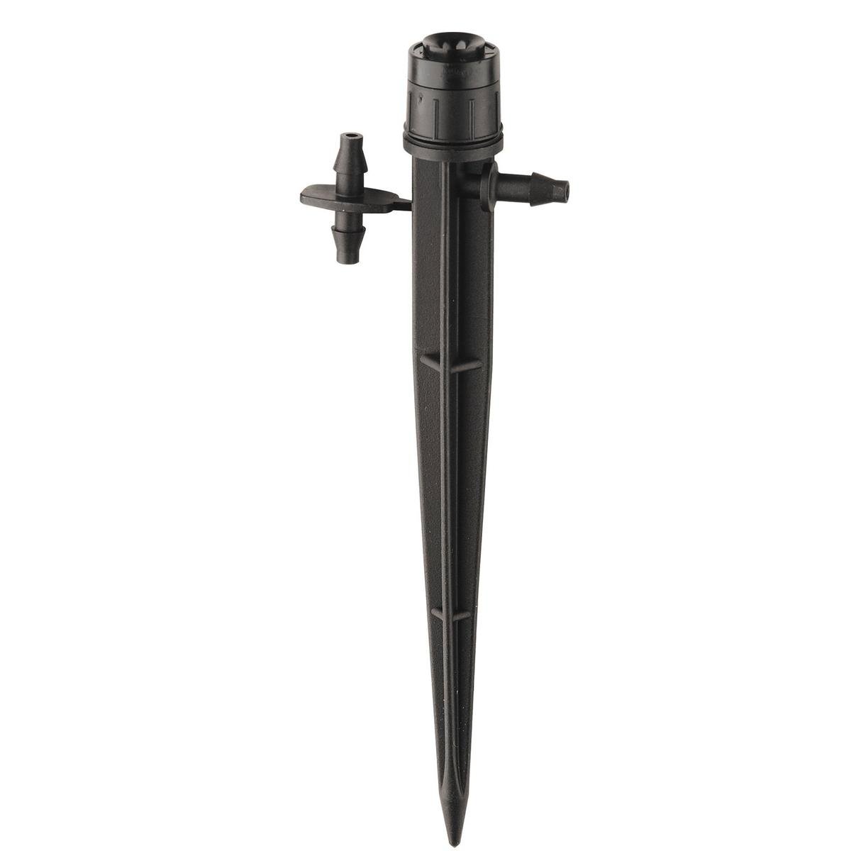 Pope Vortex 360 Spray Stake - Polypropylene - Adjustable Flow - Black - SuperSaverAU - view 1