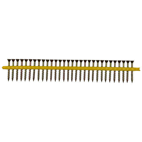 Simpson Strong-Tie 10 x 50mm Zinc Yellow Collated Quik Drive Subflooring Screw 500 Pack