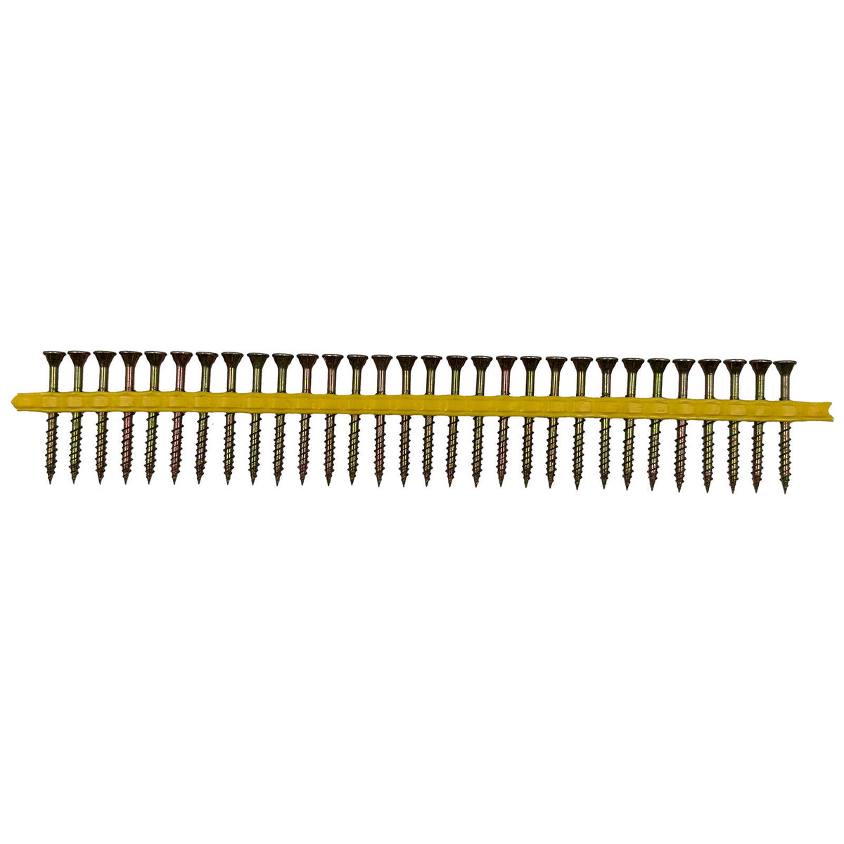 Simpson Strong-Tie 10 x 50mm Zinc Yellow Collated Quik Drive Subflooring Screw 500 Pack