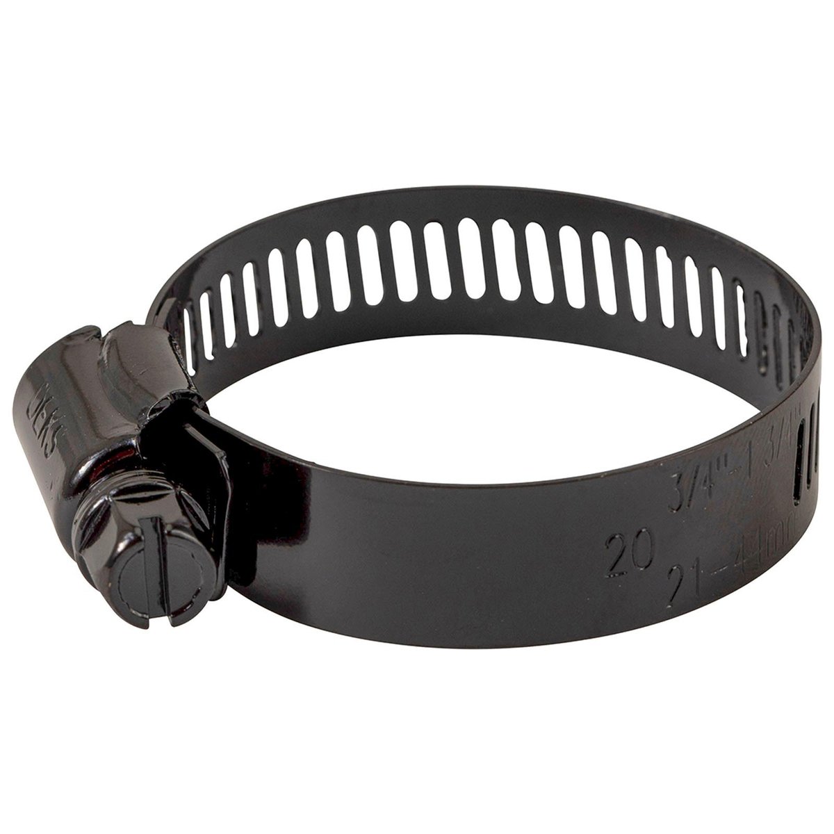 Deks 21-44mm Black 316 Stainless Steel Marine Hose Clamp
