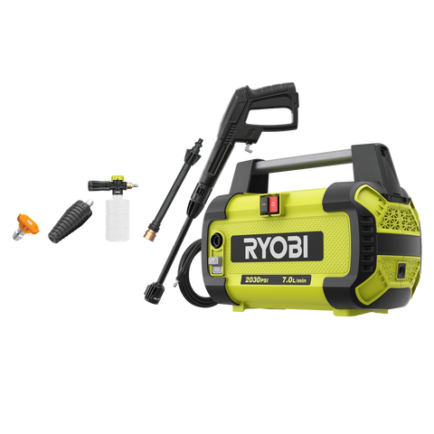 Ryobi 2030 PSI Compact High Pressure Washer with 6m Hose