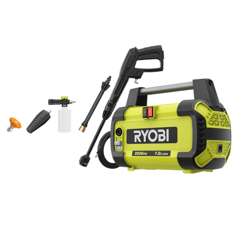 Ryobi 2030 PSI Compact High Pressure Washer - 6.4 kg - Lightweight & Versatile - SuperSaverAU - view 1