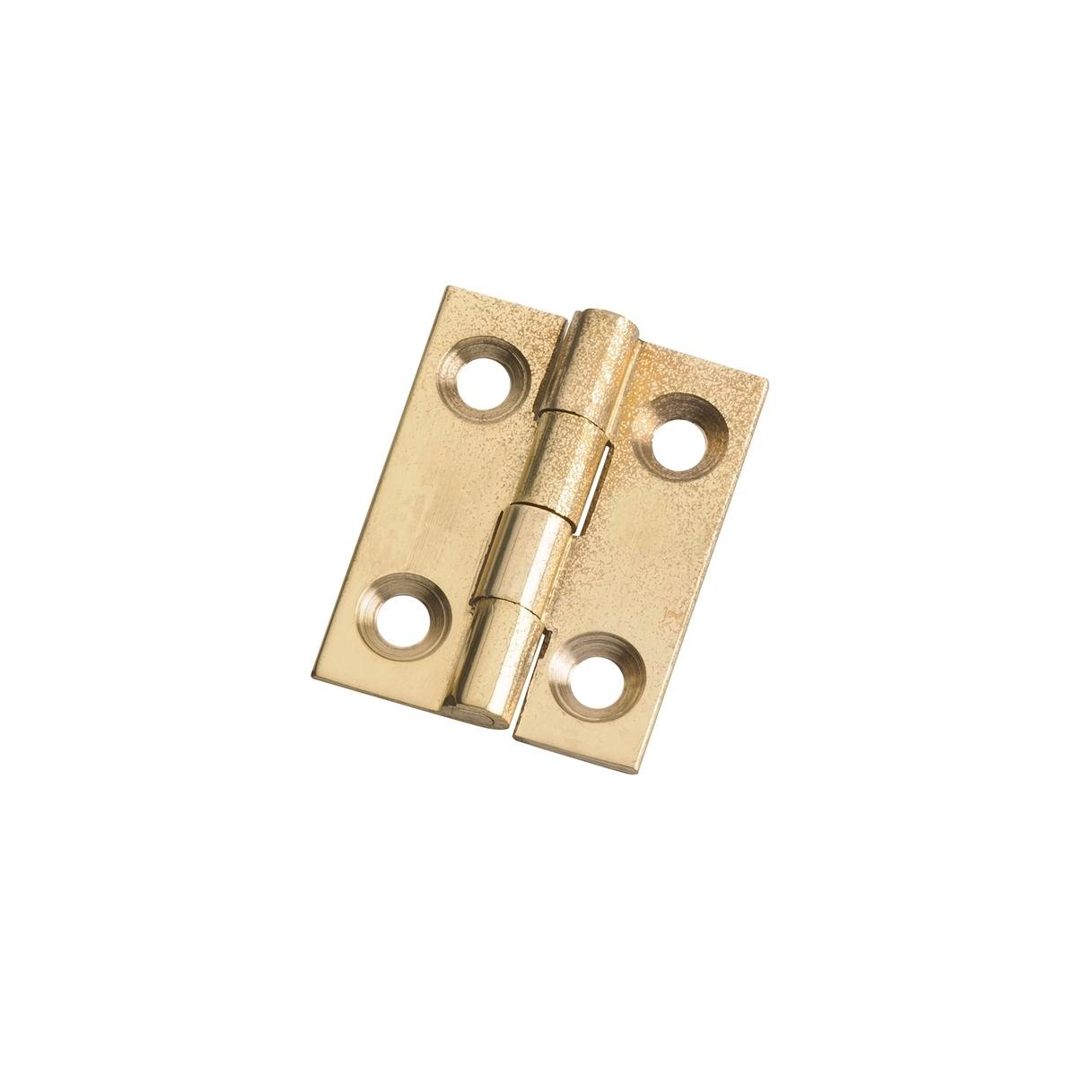 Lane Butt Hinge - 6mm - Brass - Fixed Pin - 2 Pack - SuperSaverAU - view 1