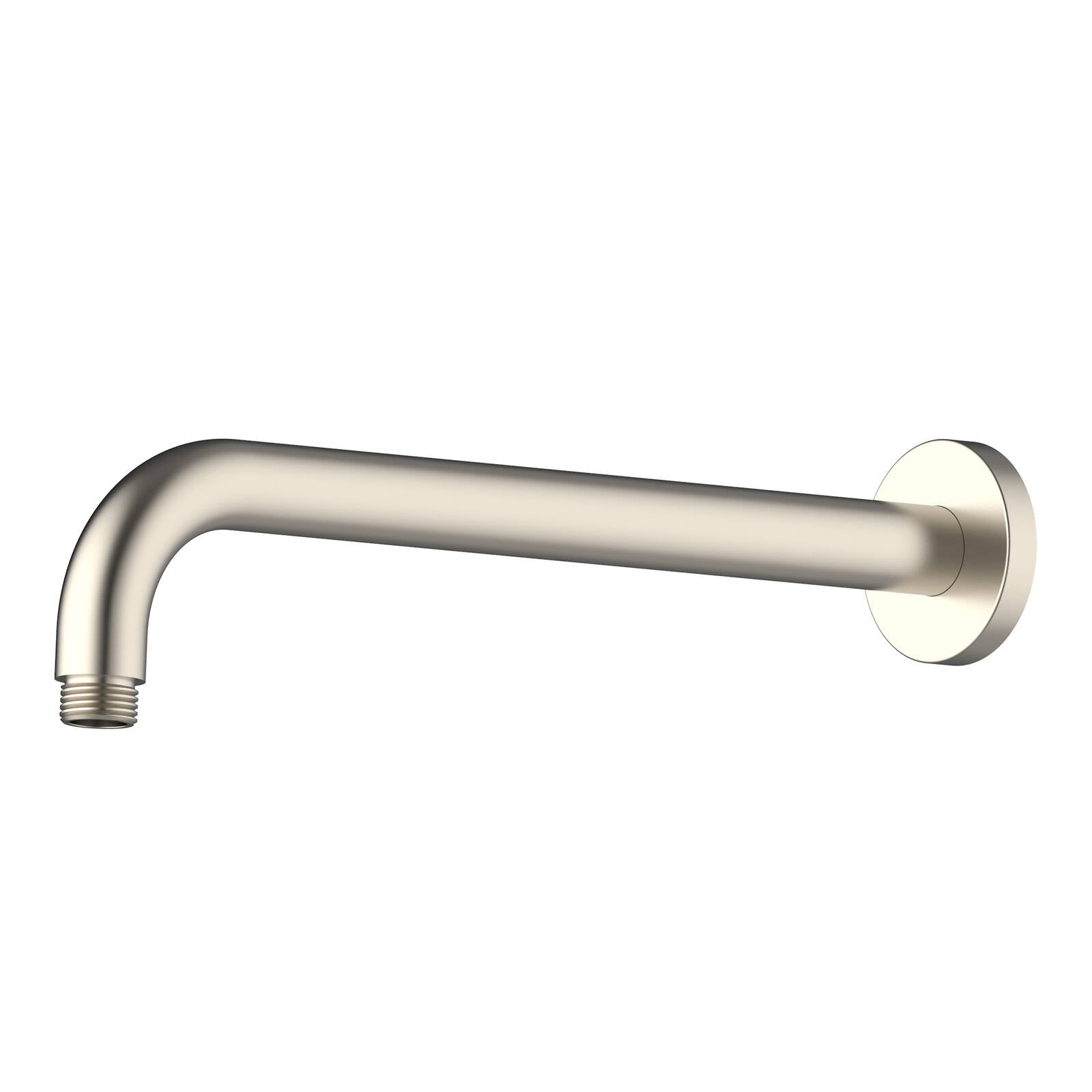 Mondella 300mm Brushed Nickel Horizontal Shower Arm, Grade 304 Stainless Steel