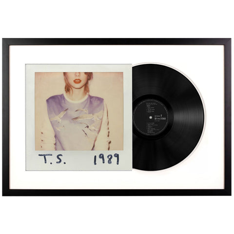 Taylor Swift 1989 Vinyl Record Wall Art Framed 750 x 475mm UV Filtering Acrylic