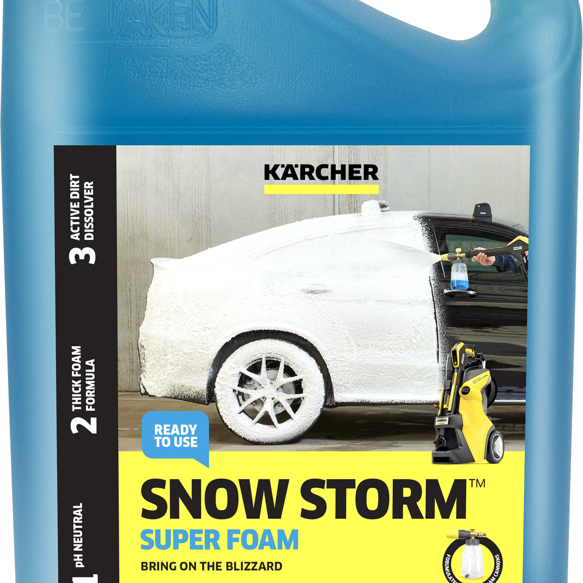 Karcher Snow Storm Super Foam Detergent 2.5L - Active Dirt Dissolving Formula - SuperSaverAU - view 1