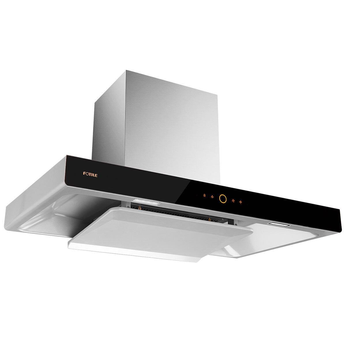 FOTILE Canopy Rangehood 90cm EMG9008-C AIS Technology 1180m3/h Suction Force 900Pa Static Pressure Triple Oil Filter Technology - SuperSaverAU - view 8