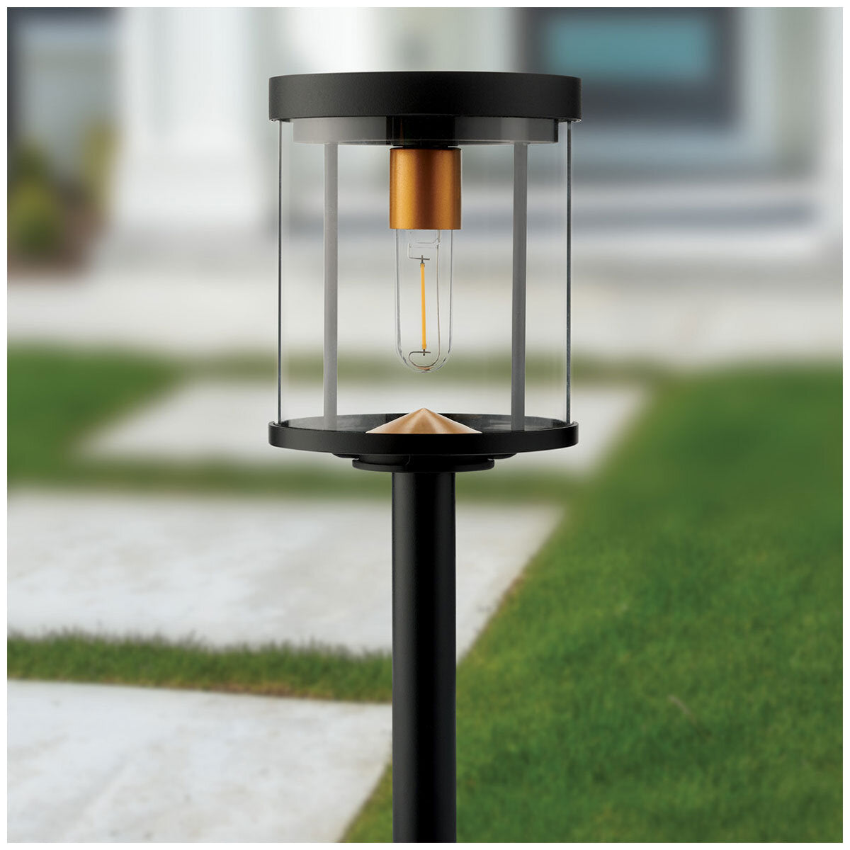 Naturally Solar GTX Solar LED Pathway Light 4 Pack, 15 Lumens, Easy Install, Black - SuperSaverAU - view 3