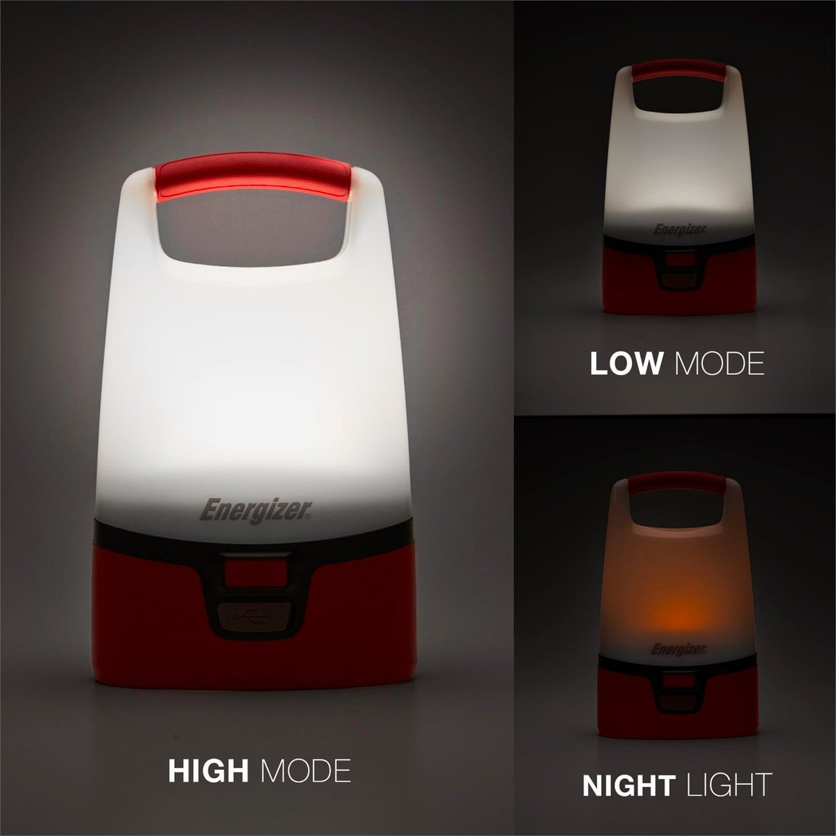 Energizer 1300 Lumen USB Rechargeable Area Lantern ALU451W
