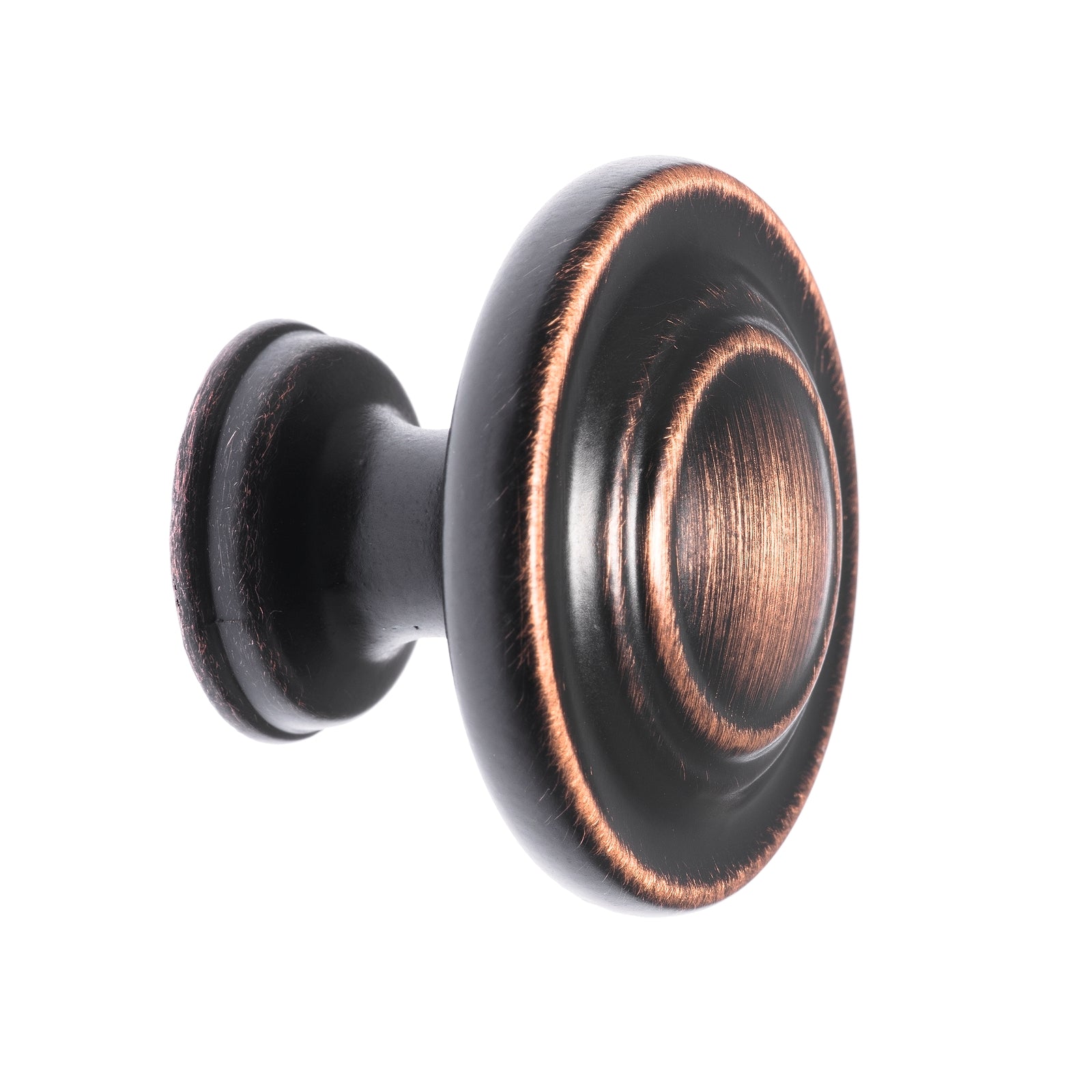 Lane 34mm Oil Rubbed Bronze Antique Cabinet Knob Zinc Traditional