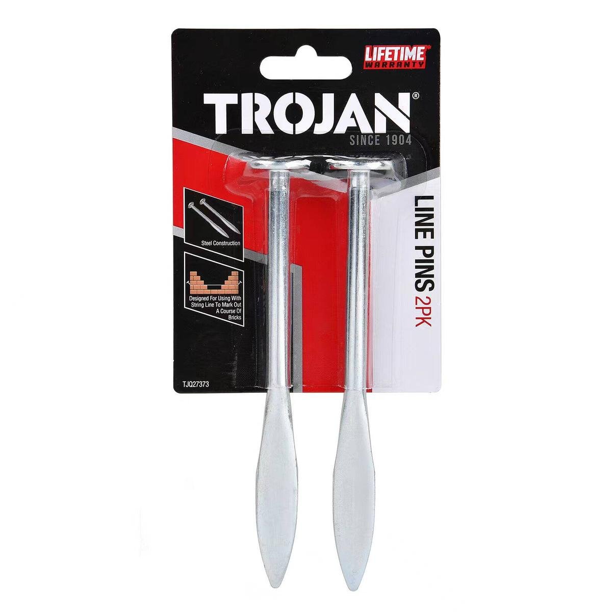 Trojan Line Pins for Bricklaying - 2 Pack