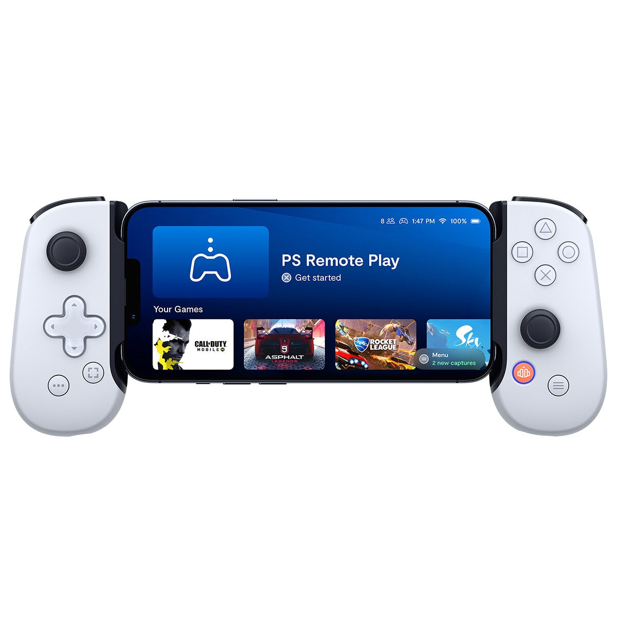 Backbone One Mobile Gaming Controller PlayStation Edition for iPhone White BM3601 - SuperSaverAU - view 5