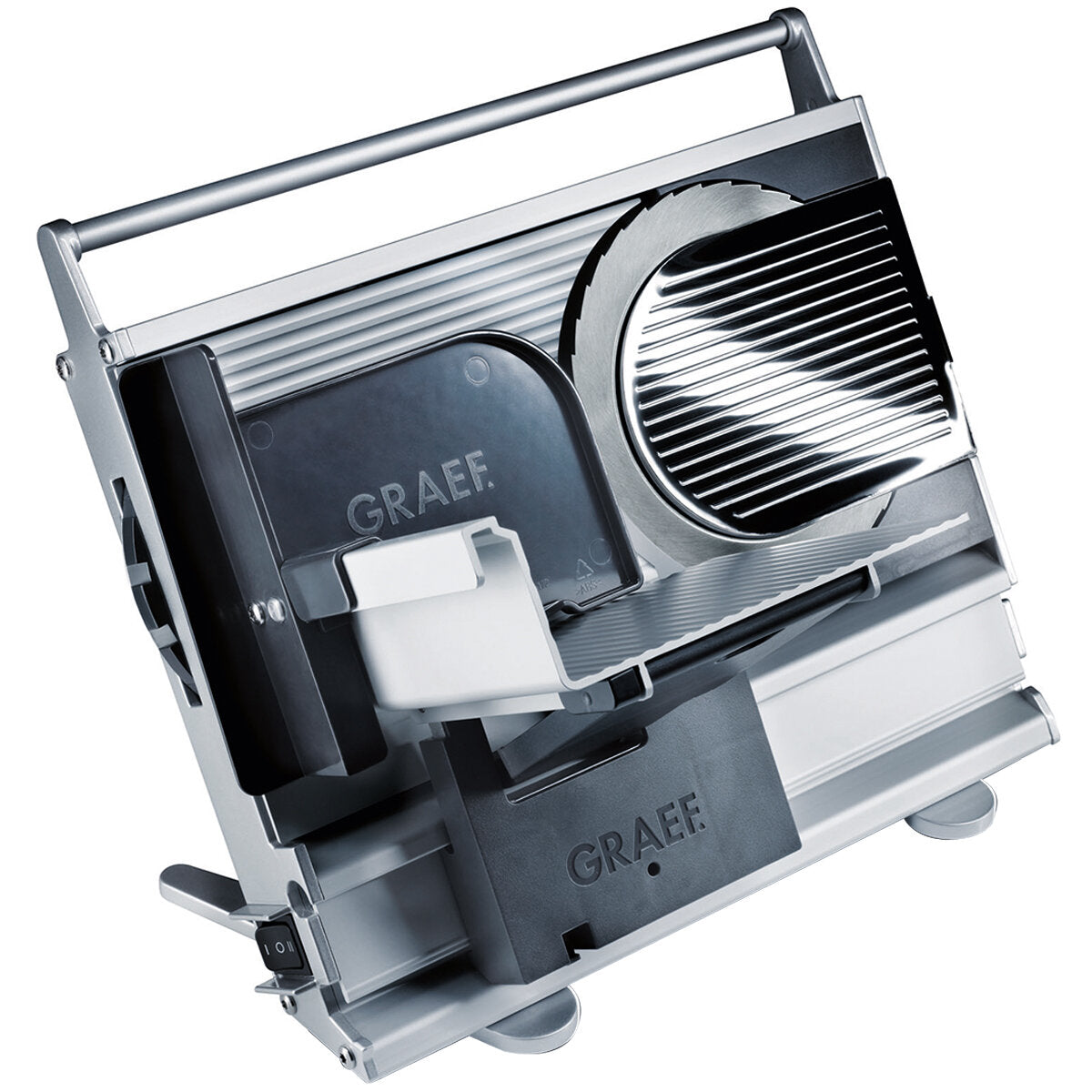 Graef UNA90 Mobile Electric Slicer – 180 mm Precision Blade with Adjustable Thickness & Safety Features - SuperSaverAU - view 6