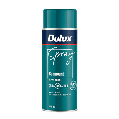 Dulux Spray Paint 340g Gloss Seamount - Fast-Drying - Self-Priming - Durable - SuperSaverAU - view 1