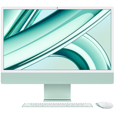 iMac 24 Inch With Retina 4.5K Display M3 Chip 8 Core GPU 256GB Green - SuperSaverAU - view 1