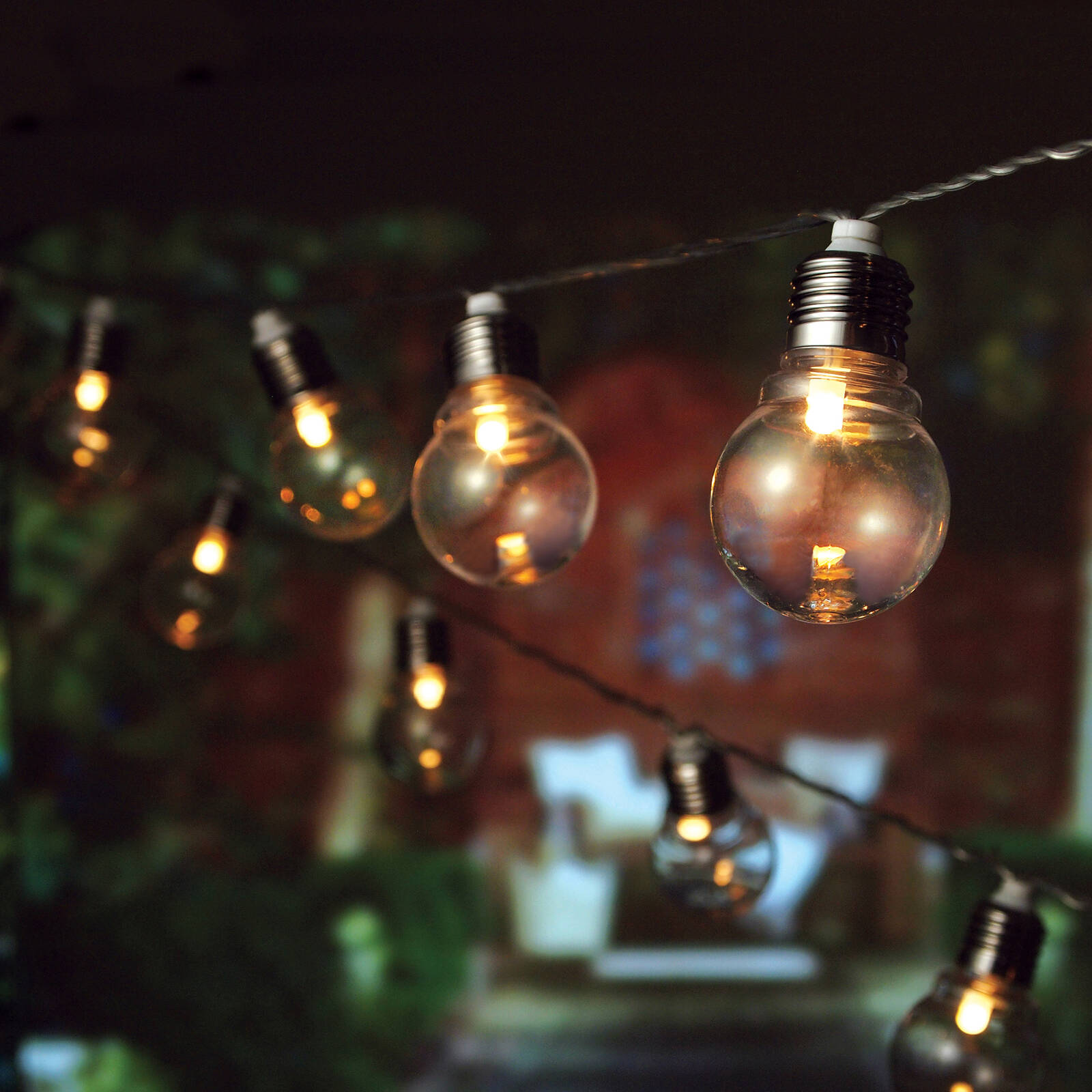 Lytworx Warm White Mini Festoon Party Lights - 20 Bulbs - Connectable - Low Voltage