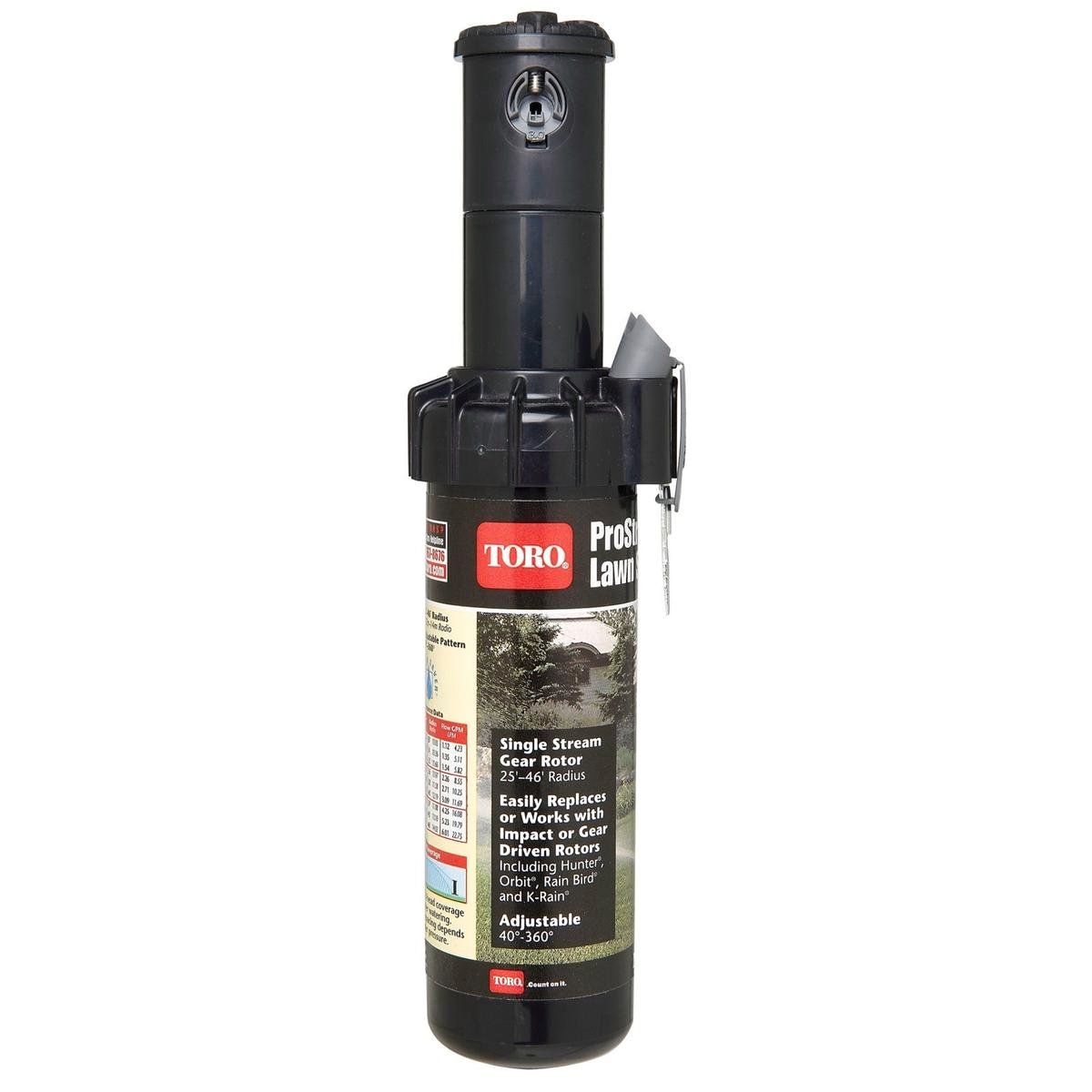 Toro Prostream XI Pop Up Sprinkler 125mm Black ABS 53823