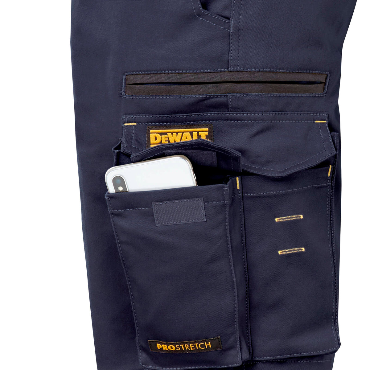 DeWALT Bennington PROStretch Shorts Navy Size 32 - Cotton/Spandex